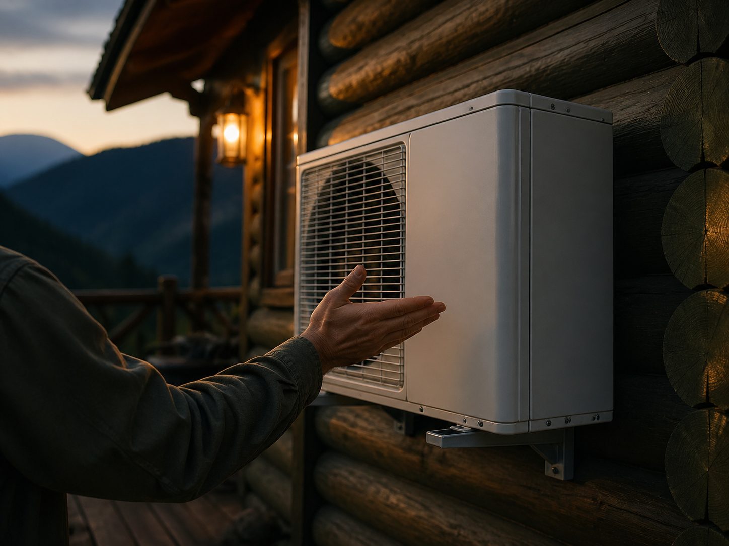 Mini Split Hvac in professional off-grid or outdoor power context, OffGridVault